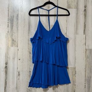 Red Carter Blue Layered Mini Dress